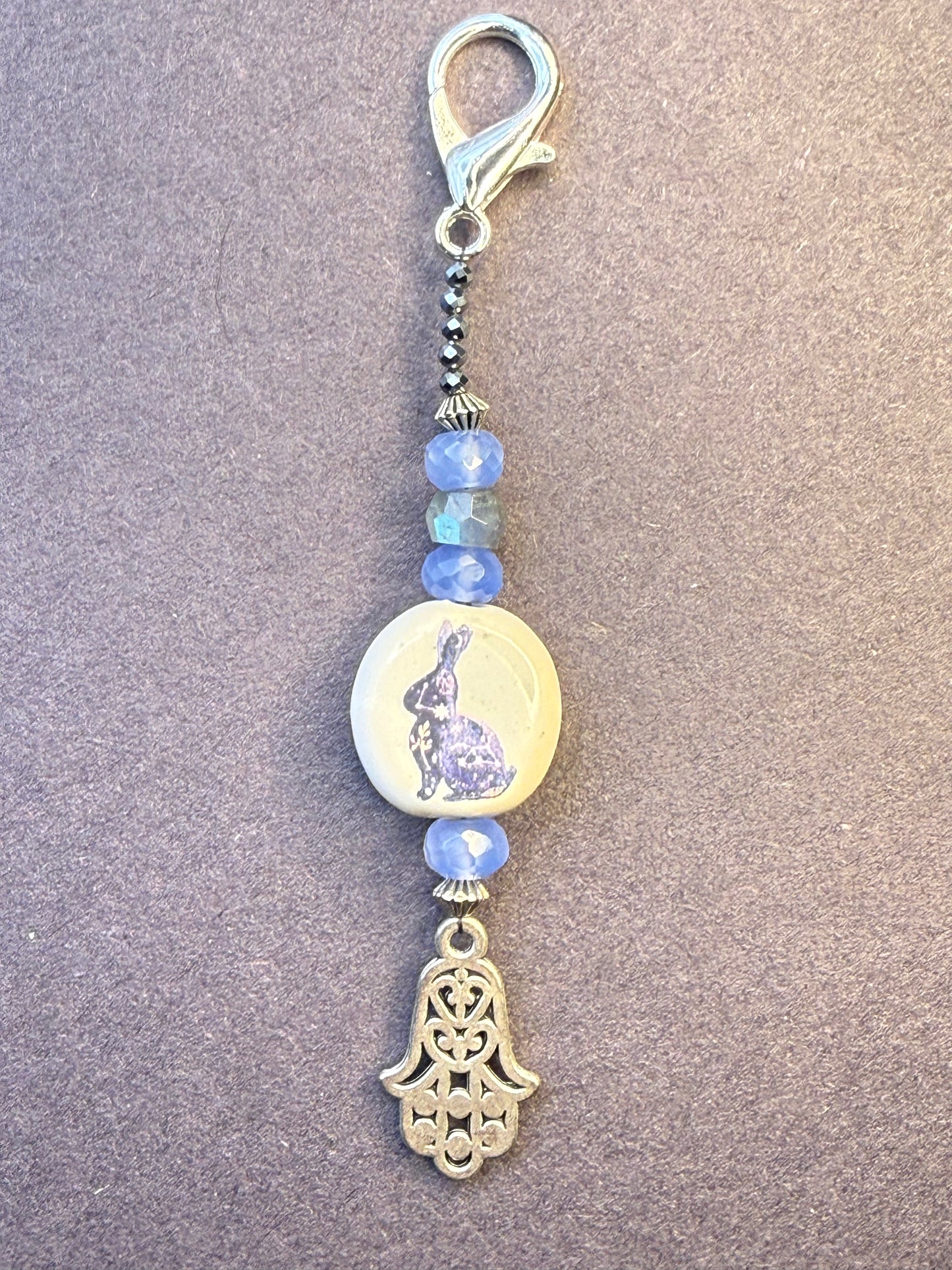 Rabbit magic, a purse charm